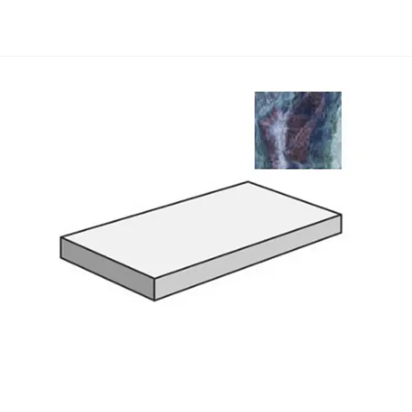 Sant Agostino Star CSAGDSMP12 Gradone Angolare Dx Purple 33x120