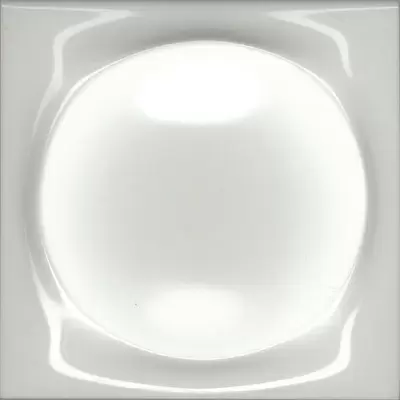 Absolut Keramika Circle Cube Mimbre Circle Blanco 10x10