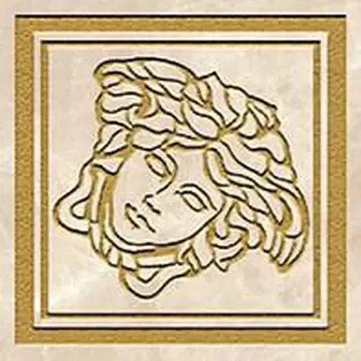 Versace Meteorite 47295 Tozzetto Medusa Lappato Miele/Oro 9,8x9,8