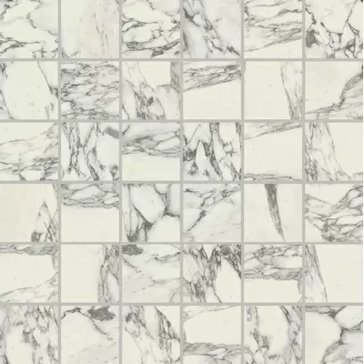 Casa Dolce Casa Stones and More 2.0 756684 Arabescato White Matte Mosaico 5x5 30x30