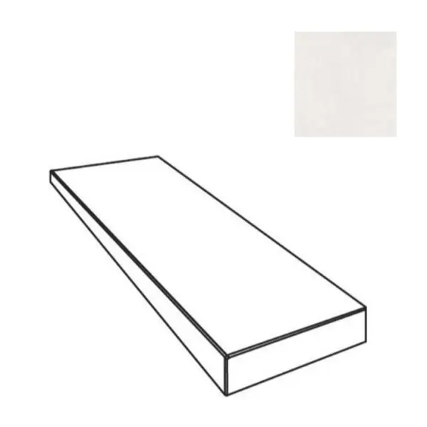 ABK Poetry Net 0018029 Angolare Top Dx Milk Nat 32x120 - керамическая плитка и керамогранит
