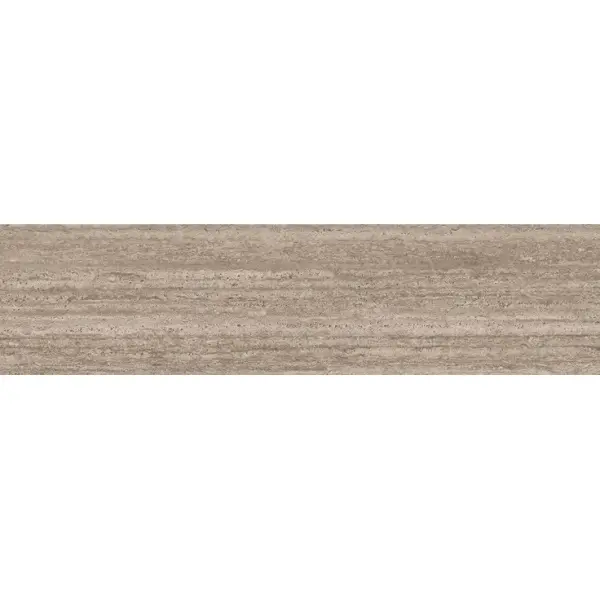 Kerama Marazzi Про Травертин KM6012G0771RGCF Фронтальная клееная бежевый тёмный матовый обрезной 33x119,5 - керамическая плитка и керамогранит