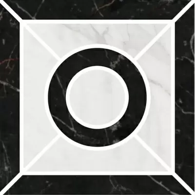Kerama Marazzi Фрагонар ID94 Наборный Чёрный 9.9x9.9