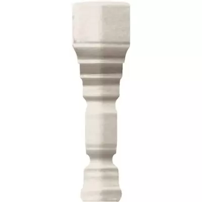 Ceramiche Grazia Epoque TEAP5 Angoli Terminale Pitti Bianco Craquele 2x12