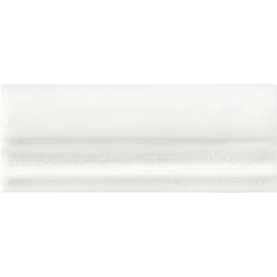 Ceramiche Grazia Essenze BOR010 Bordura Lineare Bianco Craquele 5x13