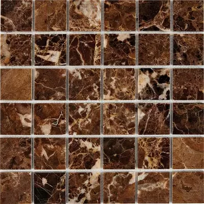 Pixel mosaic Каменная PIX218 Dark Emperador 4,8 30,5x30,5