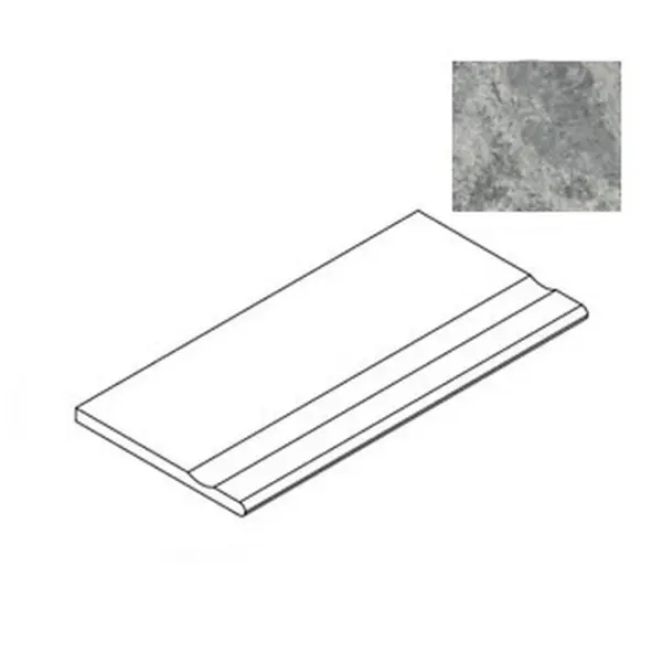 Atlas Concorde Russia Forte Dei Marmi Quark 620090001083 Persian Grey Bordo Round 30x60