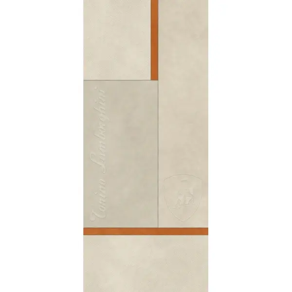 Tonino Lamborghini Korium 167594 Beige Orange Square Logo 120x280 - керамическая плитка и керамогранит