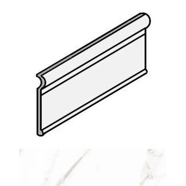 Caesar Anima ACHW Statuario Venato Zoccolo 15x30