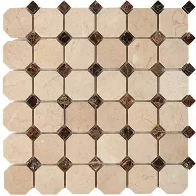 Pixel mosaic Каменная Мозаика PIX212 Cream Marfil 30,5x30,5