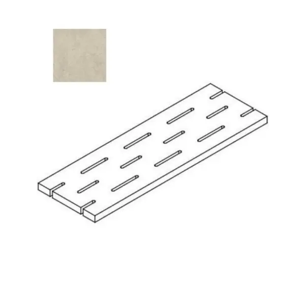 Impronta italgraniti Calcis CL03GG8 Griglia Visone 16x80 - керамическая плитка и керамогранит