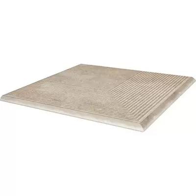 Grupa Paradyz Scandiano Ochra Corner Stair Tread 30x30
