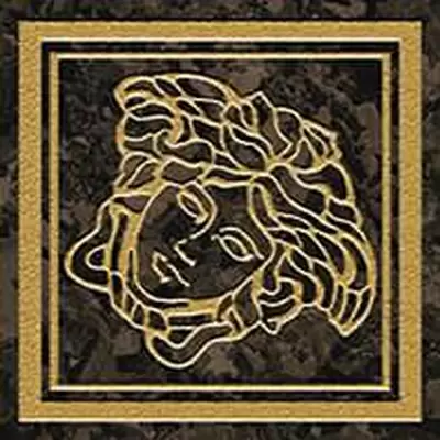 Versace Meteorite 47294 Tozzetto Medusa Lappato Moka/Oro 9,8x9,8
