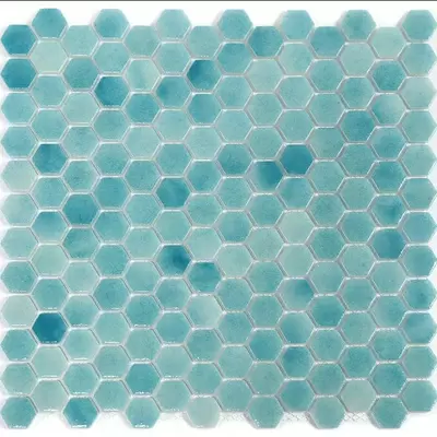 Natural mosaic Steppa STP-BL017-HEX Sky 30x30