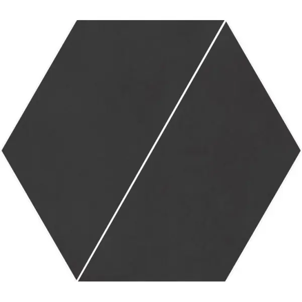 Living Ceramics Cava LV11946 Black Pattern 2 13B 13x15 - керамическая плитка и керамогранит