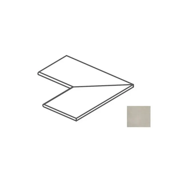 Impronta italgraniti I Cementi FL03AI6S Angolare Interno Costa Lucida Flax 30x60