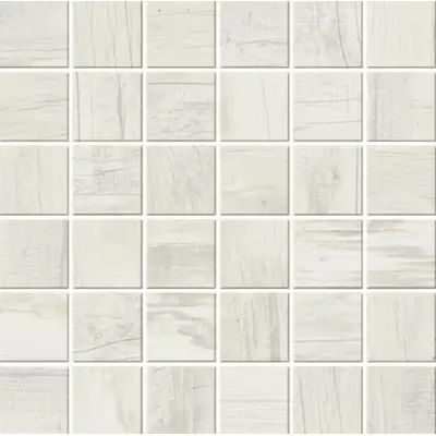 Monocibec Ceramiche Charm 107512 White Mosaico 4.7x4.7 Su Rete 30x30