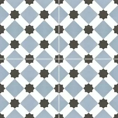 Dual Gres Chic DG_CH_HOW_BLU Blue howard 45x45