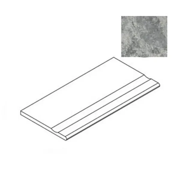 Atlas Concorde Russia Forte Dei Marmi Quark 620090001086 Persian Grey Bordo Pisc 30x60
