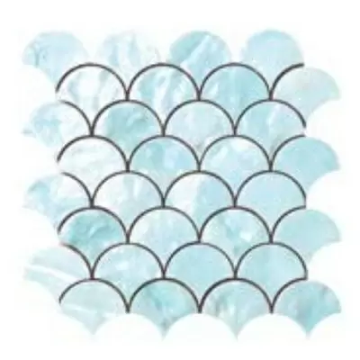 Cerasarda Trasparenze Marine 1039643 Mosaico Ventaglio Pietra Di Luna 26x26,5