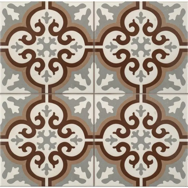 Etili Seramik Patchwork Manisa Red Pre-Cut 45x45