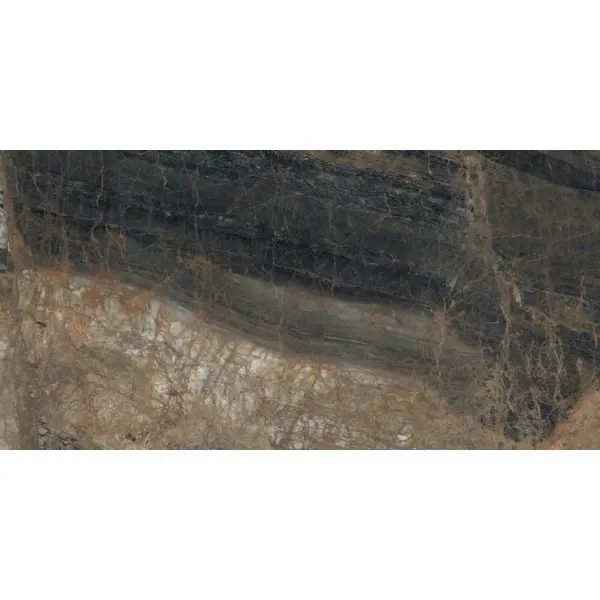Laparet Lunar Marron коричневый матовый чернила 80x160 - керамическая плитка и керамогранит