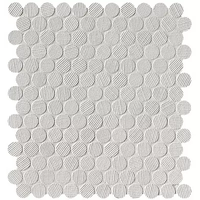 Fap Ceramiche Milano &amp; Wall fNVQ Bianco Round Mos. 29.5x32.5