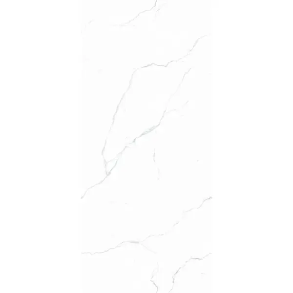 Delfone White Thin Lines Satin Спеченный камень 12mm 160x320