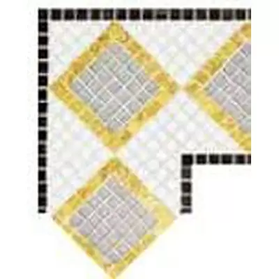 Bisazza Fregi 06110014VL Angolo Giunone Oro Giallo 10 17x17
