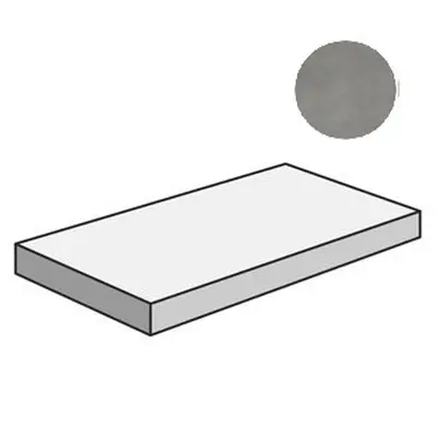 Sant Agostino Sable CSAGADSY12 Gradone Angolare 120 Dx Grey 33x120