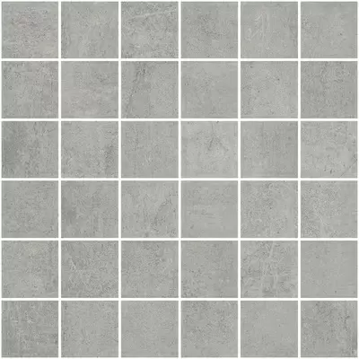 Monocibec Ceramiche Graphis 113226 Grigio Mosaico 4.7x4.7 Su Rete 30x30
