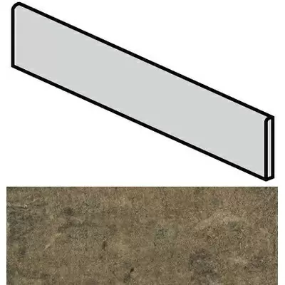 Rex Ceramiche Matieres 755952 Brun Battiscopa 60x4.6