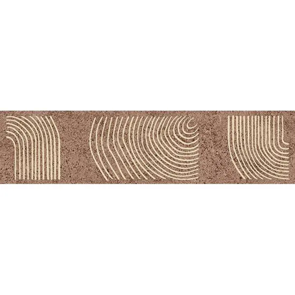 Kerama Marazzi Руссильон KMB2TGL006BR Коричневый матовый обрезной 7,2x30 - керамическая плитка и керамогранит