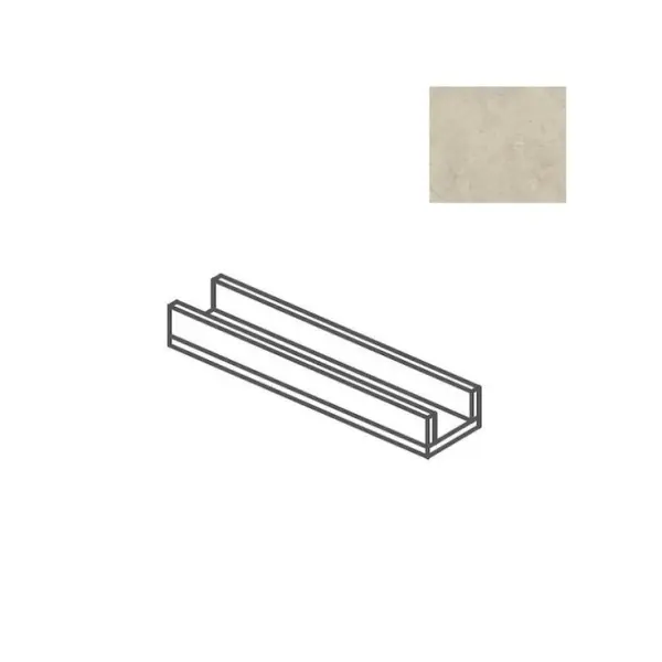 Impronta italgraniti Calcis CL03CA8 Canalina Visone 16x80 - керамическая плитка и керамогранит