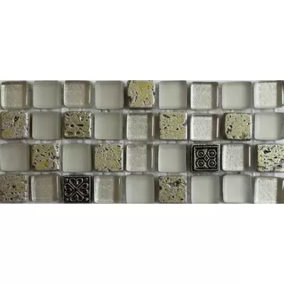 Bars Crystal Смеси с декорами Серый 30x30