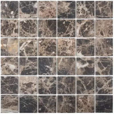 Pixel mosaic Каменная PIX303 Dark Emperador 4.8 30,5x30,5
