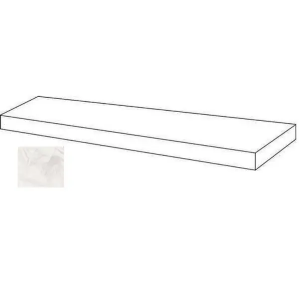 Atlas Concorde Russia Forte Dei Marmi Quark 620070002672 Oyster White Scalino Angolare Dx Matt 33x80