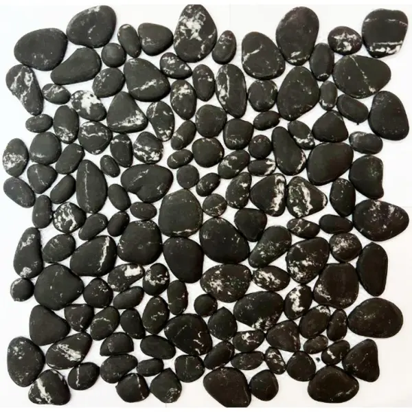 Orro Mosaic Glass Black Rock 30,5x30,5
