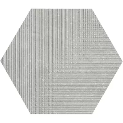 Provenza Eureka E037 Tartan Esagona Grigio 22x19,3