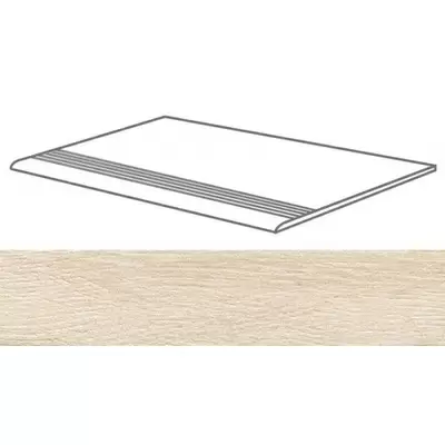 Casalgrande Padana Newood 4948598 Ivory Gradino 120x30