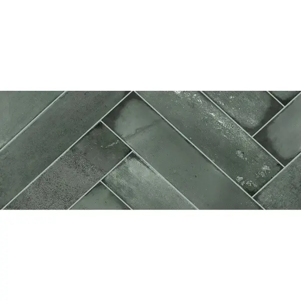 Azori Talisman Bricks Green 20,1x50,5 - керамическая плитка и керамогранит