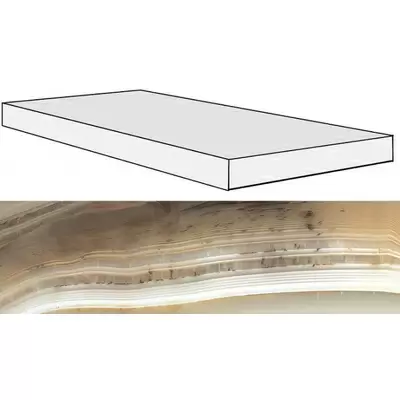 Rex Ceramiche Alabastri Di Rex 739945 Bamboo Ag Sx/Dx 33x120