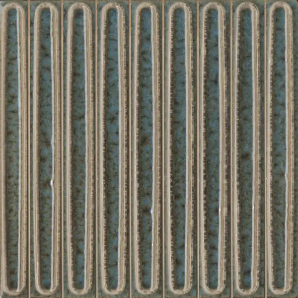 Kerama Marazzi Далия KMD2SOB002BN Чипсет Бирюзовый Тёмный Глянцевый 20x20