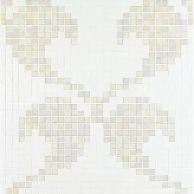 Bisazza Decori 20 06001353VL Hearts White 64.7x64.7