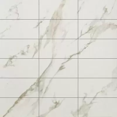 Casalgrande Padana Marmoker 2715020 Mosaico Statuario Oro Lucido 5x10 30x30