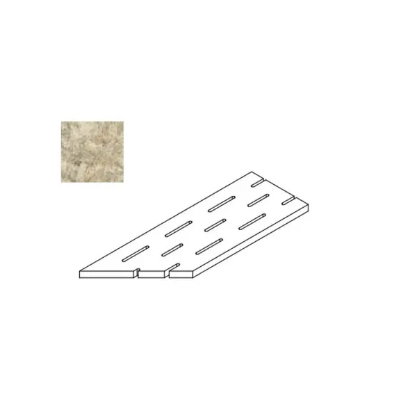 Atlas Concorde Russia Forte Dei Marmi Quark 620090001109 Brazilian Gold Griglia Angolare Sx 20x60