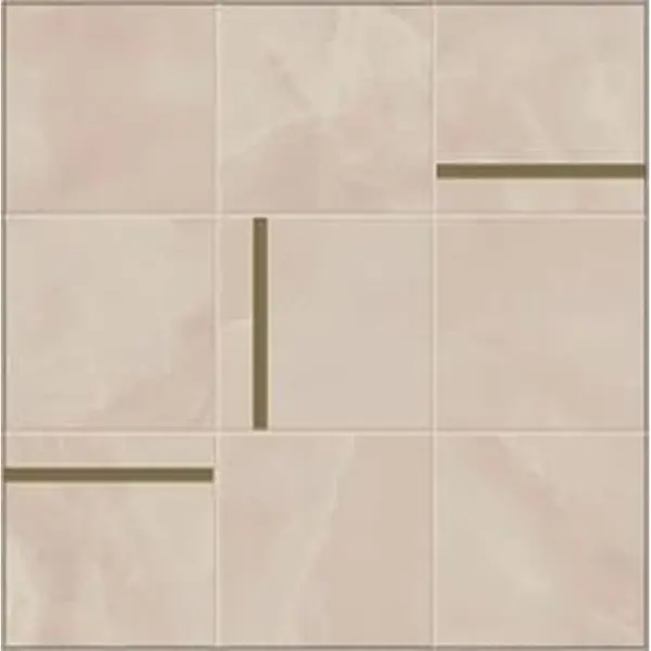 Caesar Anima Futura AGEW Pink Onyx Composizone N Brass 30x30