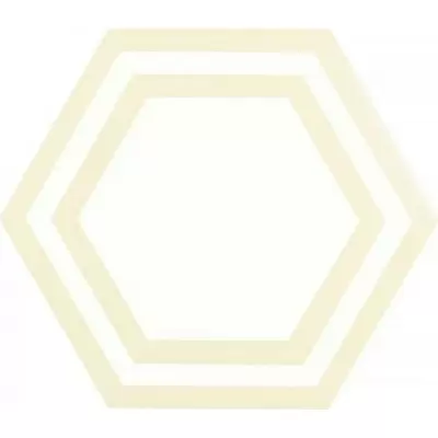 Adex Pavimento ADPV9017 Hexagono Deco Bone 20x23