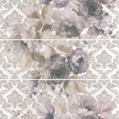 Kerama Marazzi Город на воде MLD\A75\3x\12106R Цветы из 3-х частей 75x75