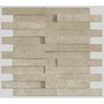 Apavisa Evolution 8431940190278 Beige Striato Mosaic Brick 29.75x28